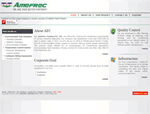 Tablet Screenshot of amefrec.com